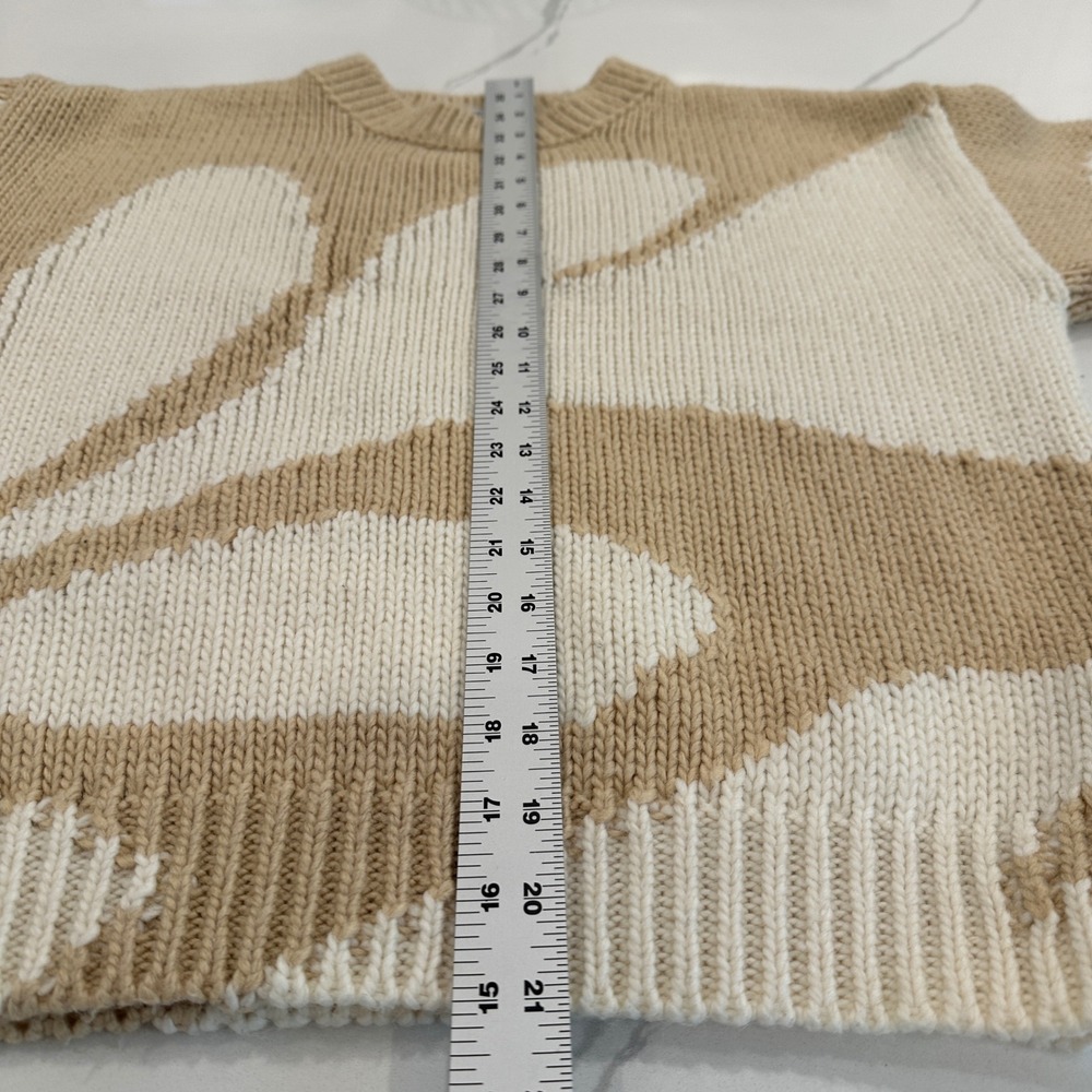 Mén Renn Farren Intarsia Anthropologie Designer Knit Sweater XS Wool Blend Boho - Picture 8 of 10